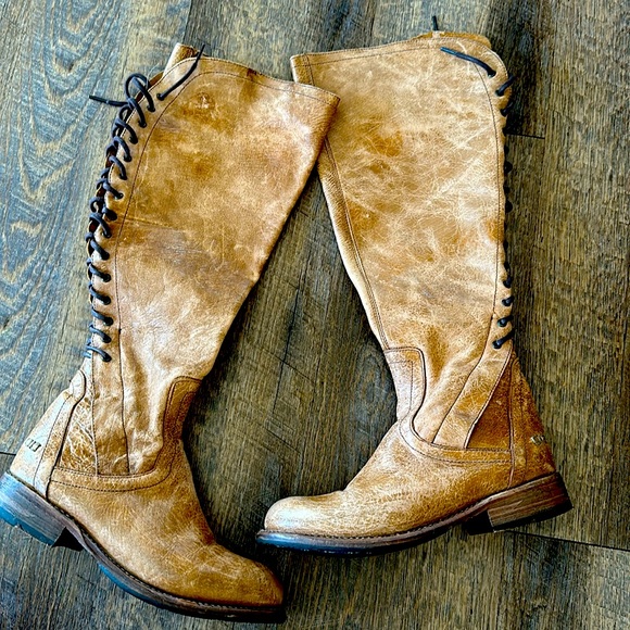 BED STU boot Surrey lace up boot without box - Picture 1 of 4